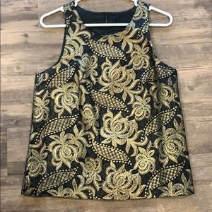 Good and black j crew shell top